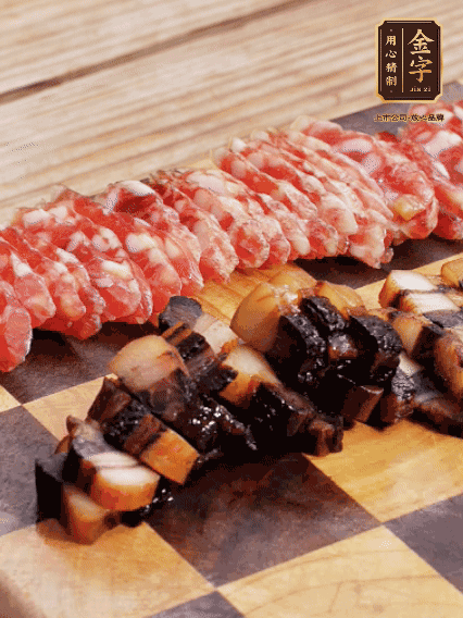 金字二八臘腸、金字醬油肉切薄片